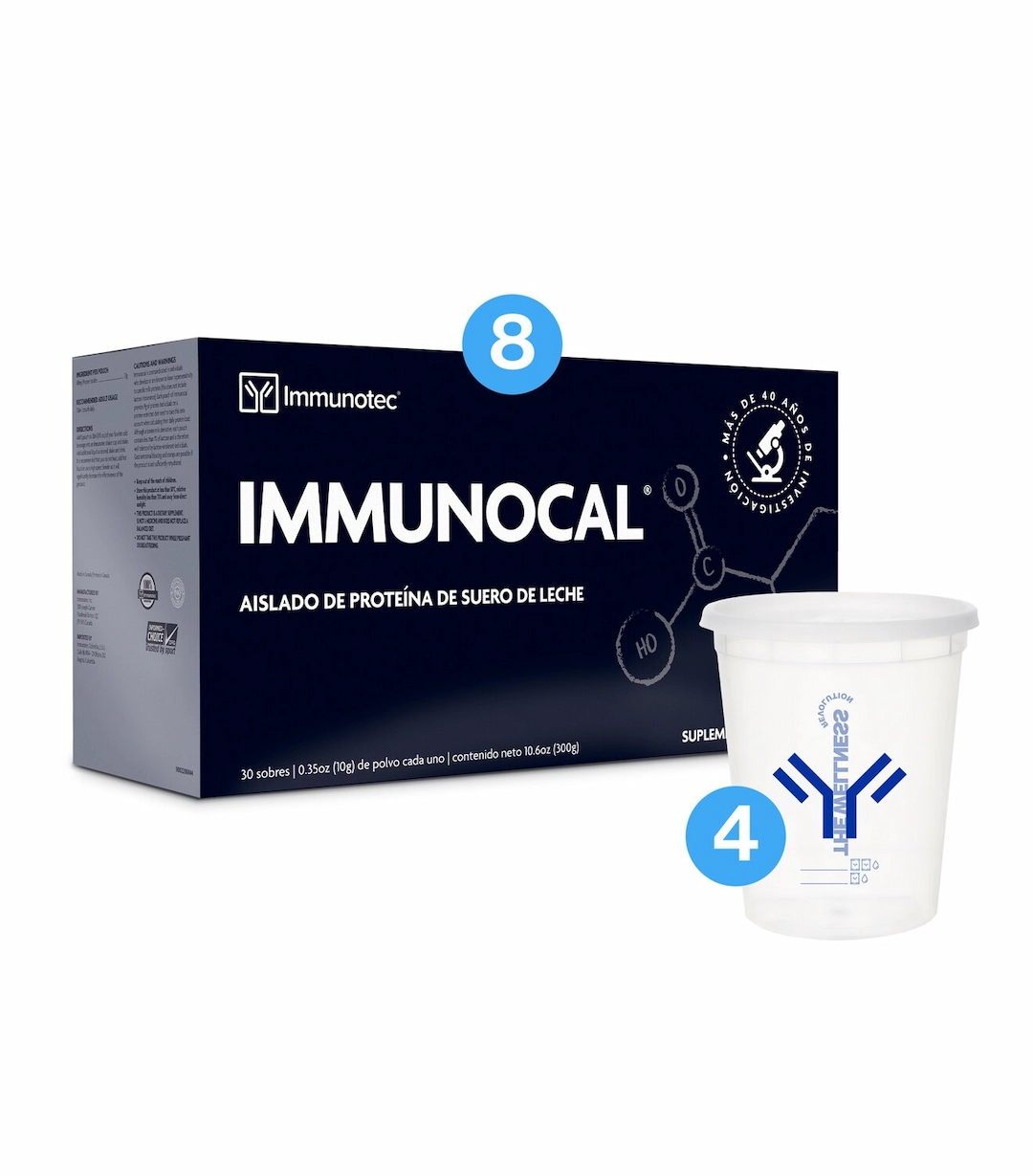 Paquete Inicio Clásico 4 Cajas Immunocal Regular Colombia