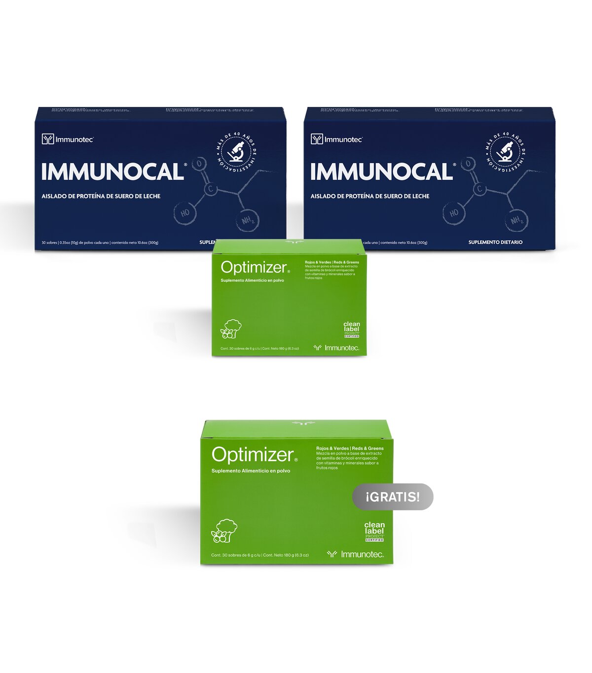 Paquete Antioxidante x2 Immunotec Colombia
