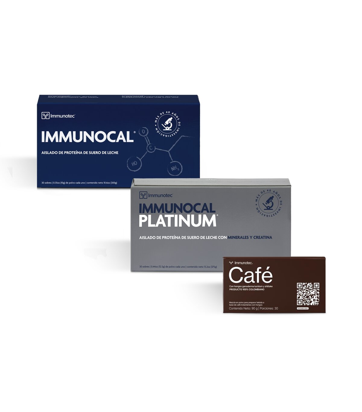 Paquete Clientes Café Immunotec Colombia